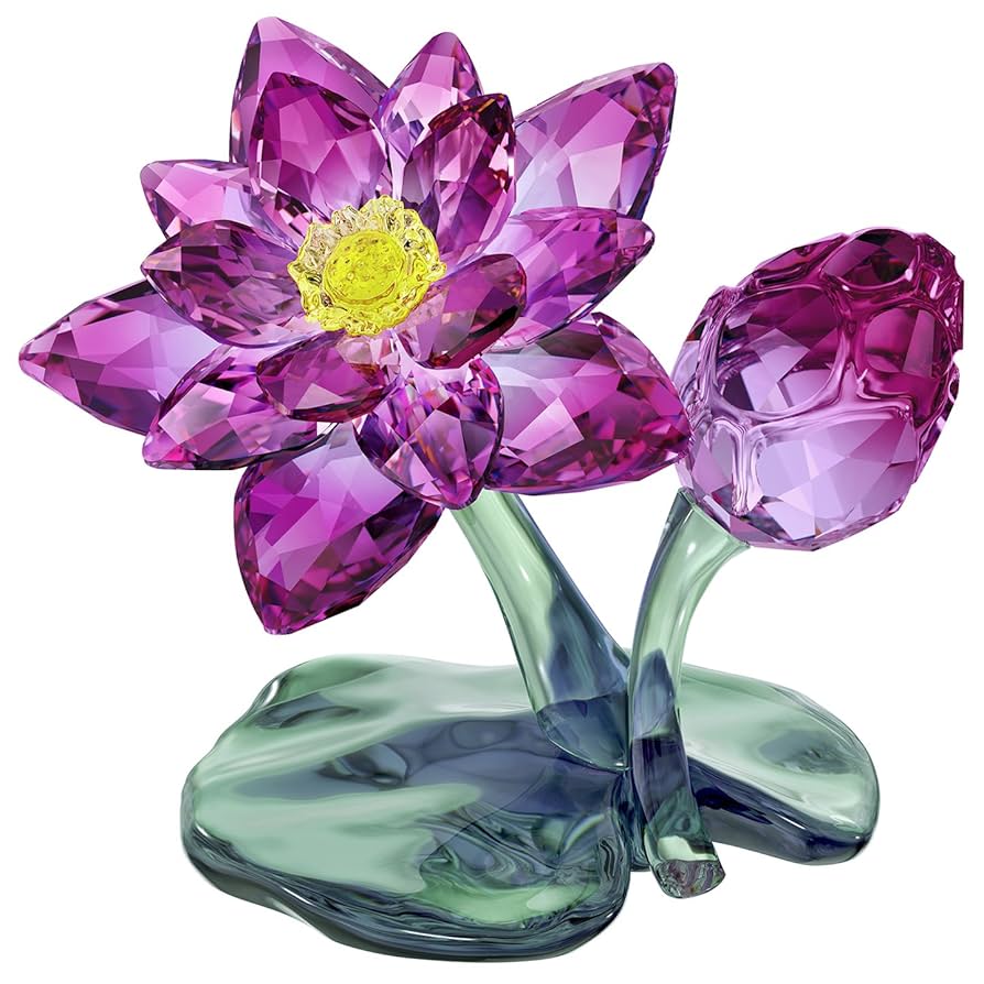 SWAROVSKI Crystal Authentic Crystal Flowers, Lotus